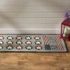 Old Glory Hooked Rug Runner 2' x 6'