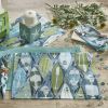 Colorful Canoes Table Runner  54"L