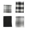 Onyx And Ivory 3 Dishtowel-1 Dishcloth Set