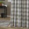 Onyx And Ivory Shower Curtain 72" X 72"