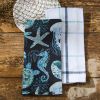Caspian Plaid Dishtowel