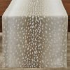 Eva & Co Axis Tan Table Runner 72"L