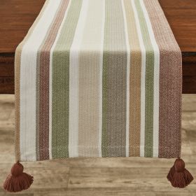 Terra Stripe Table Runner 72"L