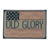 Old Glory Hooked Rug 2' x 3'