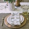 Eva & Co Neutral Aztec Printed Napkins - Set Of 4