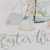Spring In Bloom Easter Wishes Dishtowel