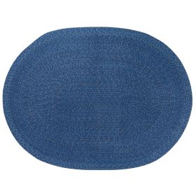 Spice Bin Braided Rug 32" X 42" - Blue Spice