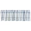 Caspian Plaid Valance 14"L