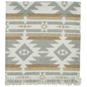 Eva & Co Neutral Aztec Printed Napkins - Set Of 4