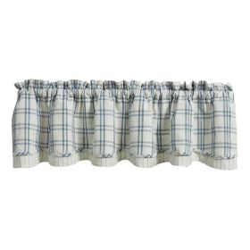 French Farmhouse Lined Layered Valance 16"L