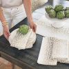 Eva & Co Axis Tan Napkins - Set Of 4