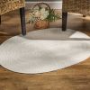 Spice Bin Braided Rug 32" X 42" - Sea Salt