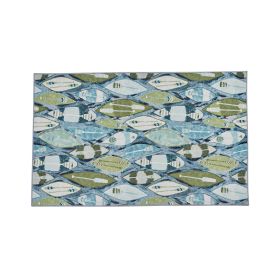 Colorful Canoes Rug 24" X 38"