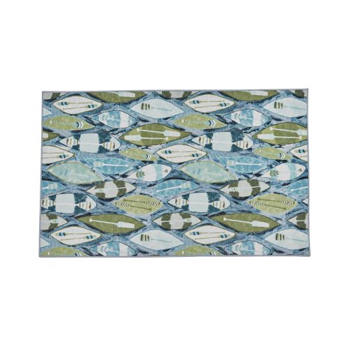 Colorful Canoes Rug 24" X 38"
