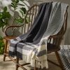 Onyx And Ivory Throw 50" X 60"