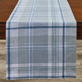 Lyra Plaid Table Runner 72"L