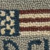 Old Glory Hooked Chair Pad