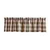 Wicklow Valance 14" L-Brown And Cream