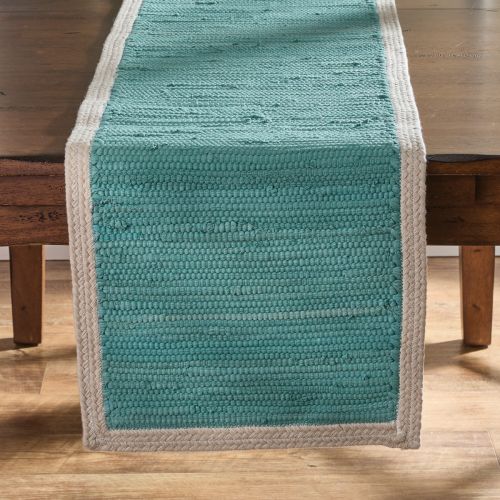 Dune Table Runner 72" L - Sea Spray