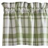 Greenlee Printed Plaid Valance 14" L