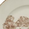 Down On The Farm Toile Salad Plate