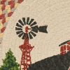 Barn Printed Braided Placemat 15" Dia