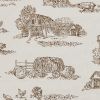 Down On The Farm Toile 36" L Runner