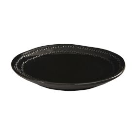 Peyton Salad Plate - Black