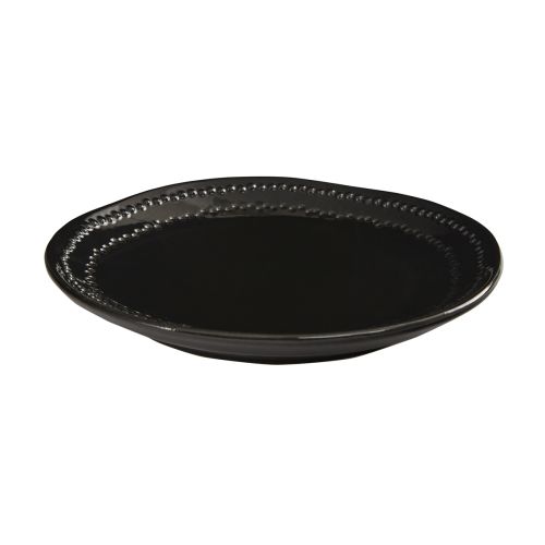 Peyton Salad Plate - Black