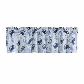 Blue Crab Valance 14" L