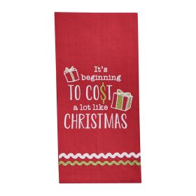 Cost A Lot Like Christmas Dishtowel