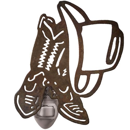 Boots And Hat Night Light