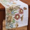 Garden Glory Bunny Table Runner 36" L