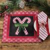 Candycanes And Snowflakes Placemat