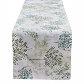 Eden Flowers Table Runner 72" L