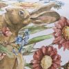 Garden Glory Bunny Table Runner 36" L