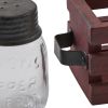 Cozy Farmhouse Salt And Pepper With Caddy