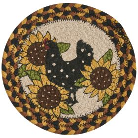 Henny Penny Printed Braided Trivet 8"