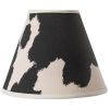 Cowhide - Holstein Lampshade 10"