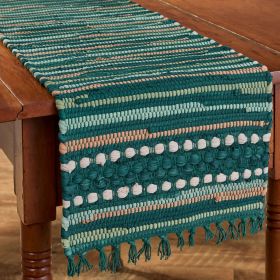 Patricia Heaton Home Rainforest Chindi Table Runner 54" L