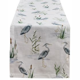 Blue Heron Table Runner 54" L