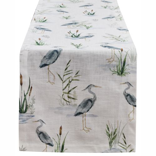 Blue Heron Table Runner 54" L