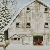Christmas Barn Spoon Rest