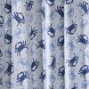 Blue Crab Shower Curtain 72" X 72"