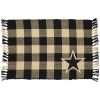 Wicklow Star Yarn Placemat - Black