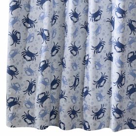 Blue Crab Shower Curtain 72" X 72"