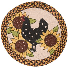 Henny Penny Printed Braided Placemat 15" Dia