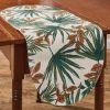 Patricia Heaton Home Palm Frond Braided Table Runner 36" L