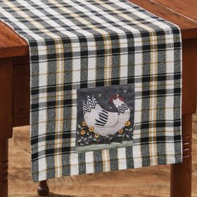 My Little White Hen Table Runner 36" L