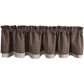 Family Lined Layered Valance 16" L